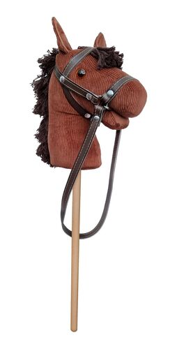 Steckenpferd Hobby Horsing Holzpferd Farbe Dunkel 96-332
