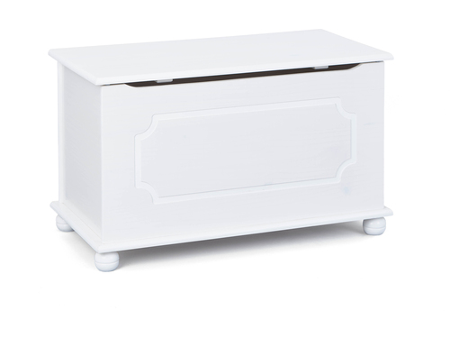 Truhe Emel wei Massivholz