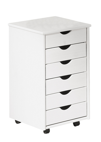 Rollcontainer B�rom�bel Massivholz Schreibtischzubeh�r 99.20900360 Simon wei�