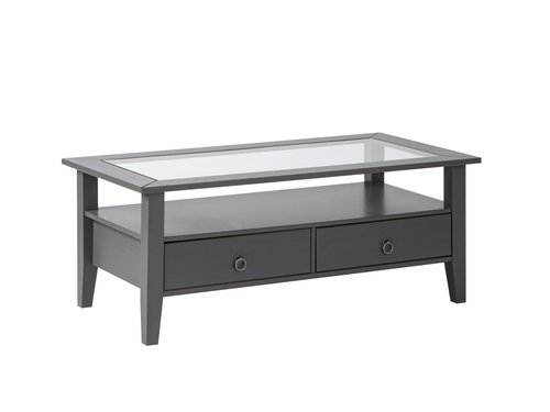 Couchtisch Provence 7 aus grauem Kiefermassivholz