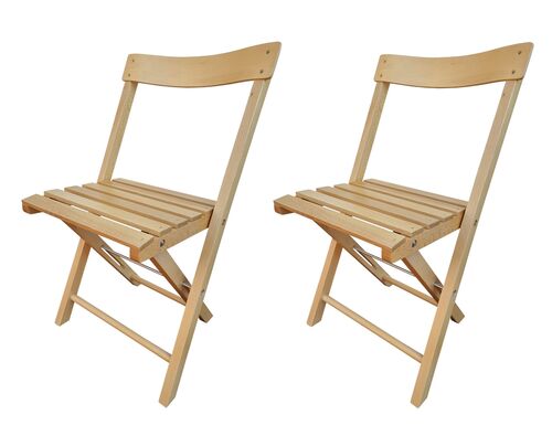 Klappstuhl Gartenstuhl Buche f�r Balkon, Beistellstuhl, Garten und Party V-10-215
