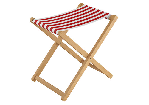 Klappbarer Holz-Campinghocker XL in normaler Sitzh�he in vielen Farben V-10-226