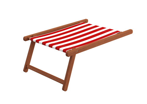 Liegestuhl-Zubeh�r Fu�teil dunkles Holz - Farbe w�hlbar V-10-300-360