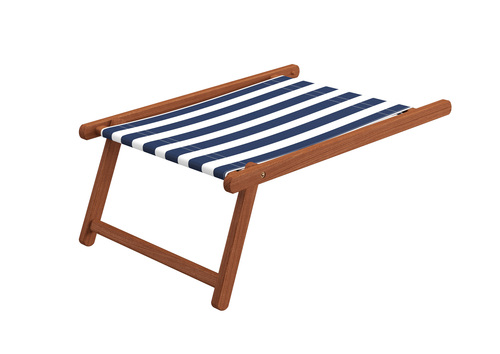 Liegestuhl-Zubeh�r Fu�teil dunkles Holz - Farbe w�hlbar V-10-300-360