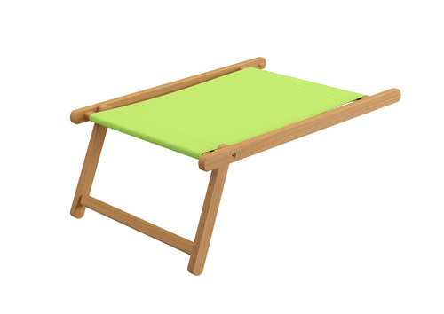 Liegestuhl-Zubeh�r Fu�teil helles Holz - Farbe w�hlbar V-10-300-360N