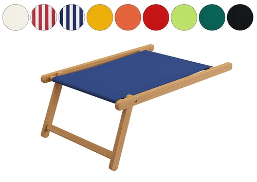 Liegestuhl-Zubeh�r Fu�teil helles Holz - Farbe w�hlbar V-10-300-360N