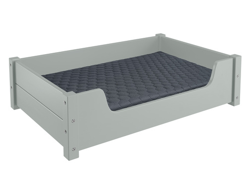 Kuscheliges Haustierbett 80x50 cm, Kiefer grau V-30.32-G-80x50