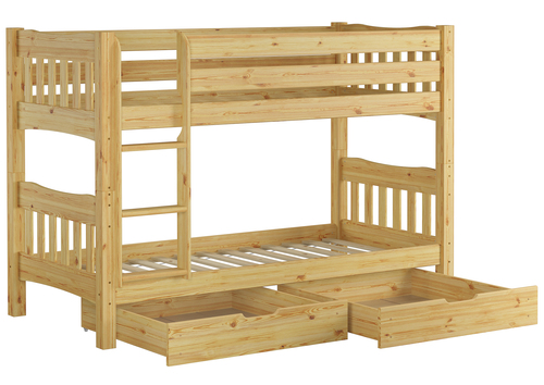 Etagenbett Kiefer Massivholzbett 90x200 Stockbett Hochbett Zubeh�r w�hlbar V-60.15-09Ni70 