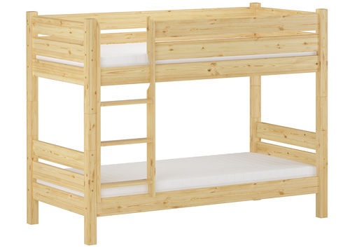 Teilbares Stockbett massiv Kiefer 90x200 Etagenbett Nische 80 cm Zubeh�r w�hlbar V-60.16-09T80 