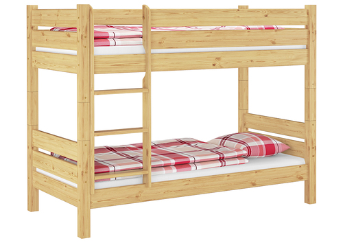 Teilbares Stockbett massiv Kiefer 90x200 Etagenbett Nische 80 cm Zubeh�r w�hlbar V-60.16-09T80