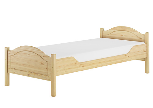 Massivholzbett Kiefer natur 90x200 Einzelbett G�stebett Zubeh�r w�hlbar V-60.30-09