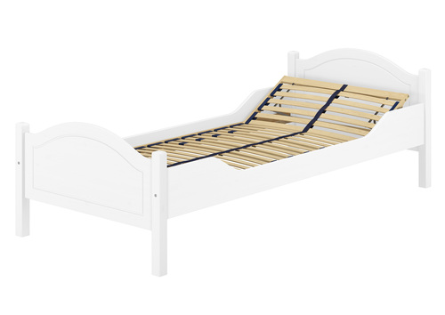 Einzelbett Kiefer wei� 100x200 Futonbett Bettrahmen Singlebett Zubeh�r w�hlbar V-60.30-10W