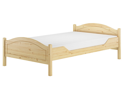 Breites Einzelbett 120x200 Kiefer Massivholz Landhausstil V-60.30-12