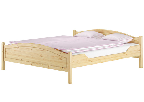 Klassisches Holzbett 180x200 Kiefer massiv Doppelbett V-60.30-18