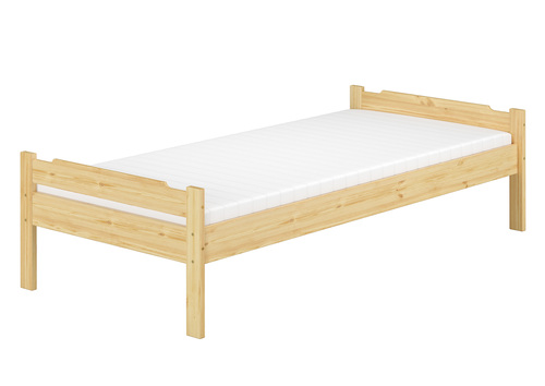 Einzelbett Bettrahmen Kiefer natur 80x200 Massivholzbett Zubeh�r w�hlbar V-60.31-08