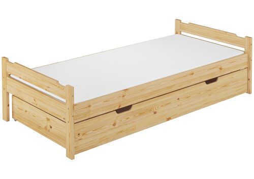 Bett Kiefer massiv 90x200 Einzelbett Singlebett Massivholz Zubeh�r w�hlbar V-60.31-09