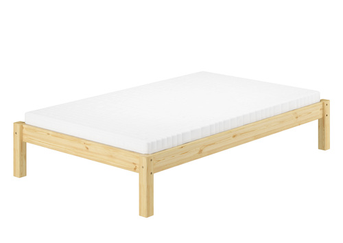 Bettgestell Kiefer natur Einzelbett 120x200 Massivholzbettgestell Zubeh�r w�hlbar V-60.35-12