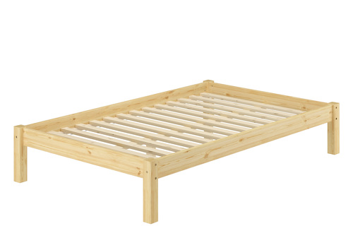 Bettgestell Kiefer natur Einzelbett 120x200 Massivholzbettgestell Zubeh�r w�hlbar V-60.35-12