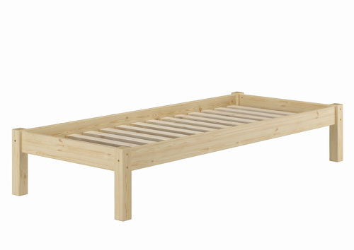 Futonbett Massivholzbett Einzelbett 90x200 Kiefer unbehandelt Zubeh�r w�hlbar V-60.35N-09
