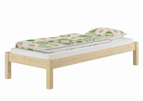 Futonbett Massivholzbett Einzelbett 90x200 Kiefer unbehandelt Zubeh�r w�hlbar V-60.35N-09