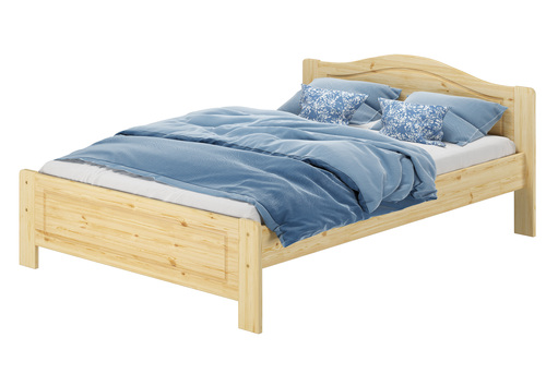Kieferbett natur Doppelbett 140x200 Futonbett Bett breit Massivholzbett Zubeh�r w�hlbar V-60.37-14