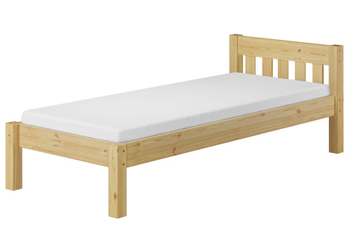 Bettrahmen Einzelbett 80x200 Futonbett Kieferbett Massivholz natur Zubeh�r w�hlbar V-60.38-08