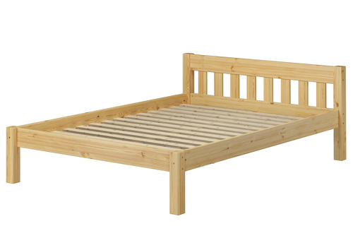 Einzelbett Bettrahmen 120x200 Futonbett Kieferbett Massivholz natur Zubeh�r w�hlbar V-60.38-12