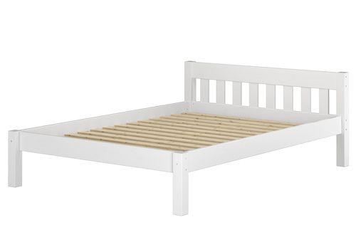 Futonbett Doppelbett 140x200 Doppelbett Massivholzbett wei� Kiefer Zubeh�r w�hlbar V-60.38-14W
