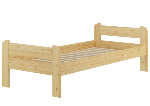 Bettrahmen Kieferbett natur 90x200 Einzelbett Massivholz-Bett Zubeh�r w�hlbar V-60.39-09