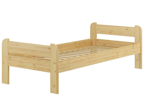 Bettrahmen Kieferbett natur 90x200 Einzelbett Massivholz-Bett Zubeh�r w�hlbar V-60.39-09