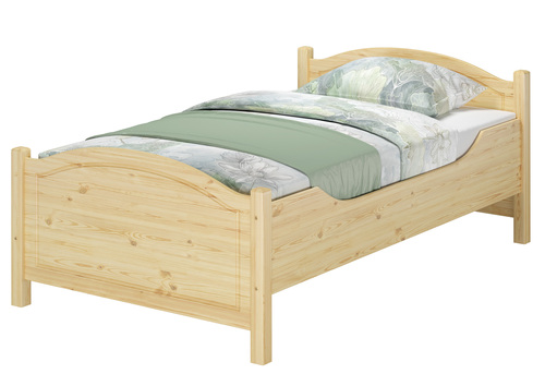 Seniorenbett extra hoch 120x200 Massivholz Kiefer Holzbett G�stebett Zubeh�r w�hlbar V-60.40-12