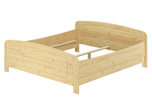 Seniorenbett extra hoch 180x200 Doppelbett Holzbett Massivholz Kiefer Zubeh�r w�hlbar V-60.44-18