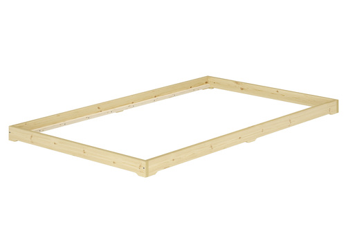 Teenagerbett Futon extra niedriges Studentenbett 120x200 Fichte Tanne ge�lt V-60.47-12