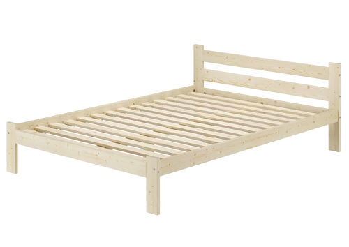 Doppelbett Ehebett Holzbett 140x200 Fichte massiv lackiert mit w�hlbarem Zubeh�r V-60.60-14