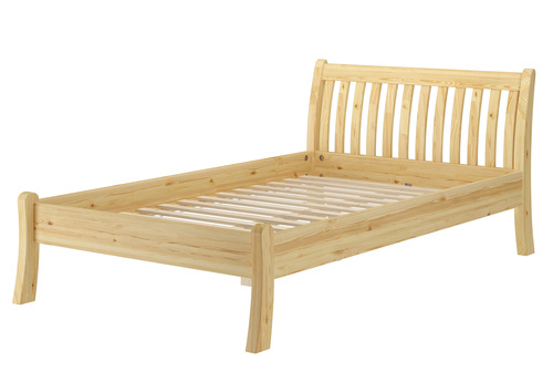 Komfortables Einzelbett Seniorenbett 120x200 G�stebett Kiefer massiv V-60.61-12