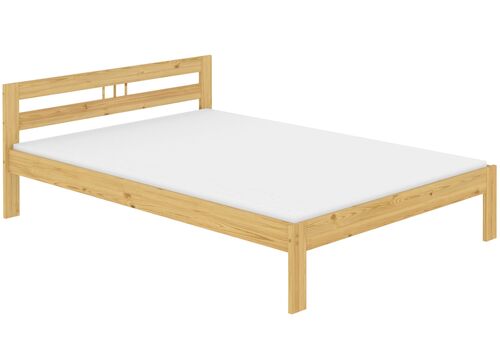Holzbett Kiefer natur Massivholz 120x200 Bettrahmen Einzelbett mit w�hlbarem Zubeh�r V-60.64-12