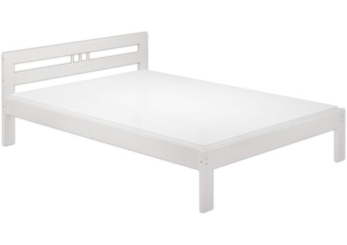 Einzelbett wei� Bettgestell Kiefer massiv Bettrahmen 120x200 Futonbett Zubeh�r w�hlbar V-60.64-12W