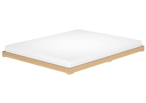 Niederflurbett Bodenbett Studentenbett Teenagerbett 160x200 Buche Massivholz V-60.66-16