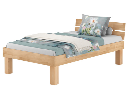 Hohes Massivholz-Buchebett Echtholz w�hlbare Gr��e V-60.80-H