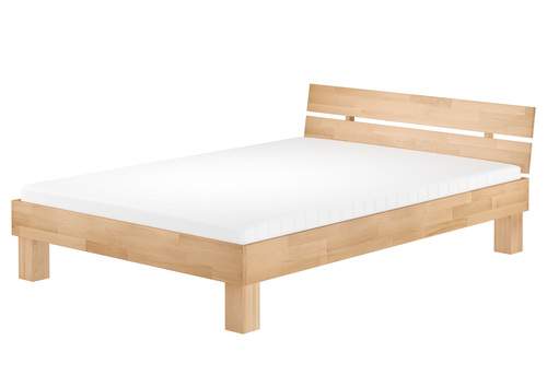 Futonbett Doppelbett mit �berl�nge 140x220 Massivholzbett Buche Zubeh�r w�hlbar V-60.86-14-220