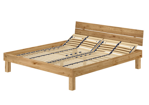 Stabiles Ehebett Doppelbett 180x200 Eiche massiv ge�lt Zubeh�r w�hlbar V-60.88-18