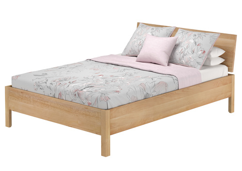 Metallfreies Doppelbett aus Buchenholz 140x200 mit w�hlbaren Zubeh�r V-60.93-14