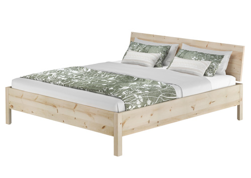 Massivholzbett Doppelbett metallfrei Zirbe massiv 180x200 mit w�hlbaren Zubeh�r V-60.95-18