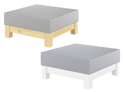 Gem�tlicher gepolsterter Hocker f�r Schlaf- und Wohnzimmer in w�hlbarer Farbe V-90.71-43