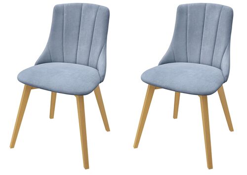 Gem�tlicher Polstersessel graues Polster, Stuhlbeine in Buche natur V-90.71-60P38