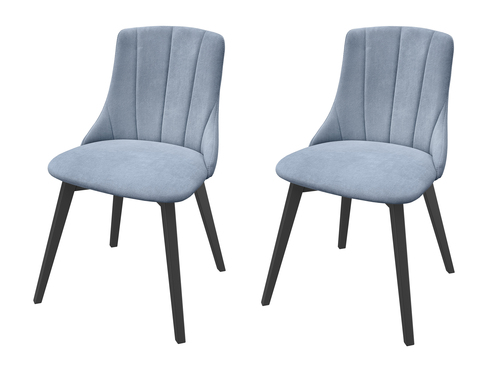 Gem�tlicher Polstersessel graues Polster schwarze Stuhlbeine V-90.71-60SwP38