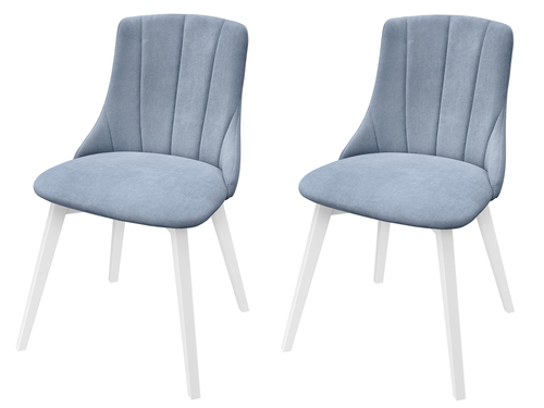 Gem�tlicher Polstersessel graues Polster wei�e Stuhlbeine V-90.71-60WP38