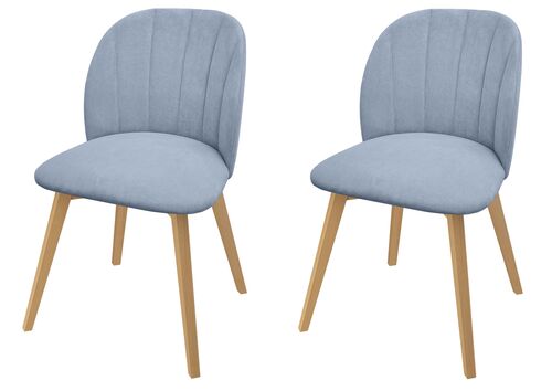 Gem�tlicher Polstersessel graues Polster Buche-Stuhlbeine V-90.71-61BuP38