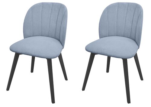 Gem�tlicher Polstersessel graues Polster schwarze Stuhlbeine V-90.71-61SwP38