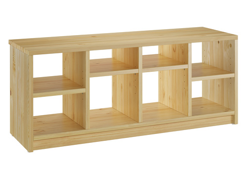 Schuhregal Schuhbank Kiefer massiv in zwei Gr��en 110 oder 83 cm V-90.80-03